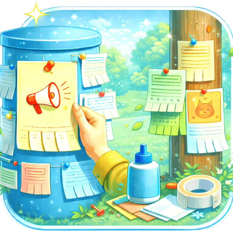 Расклейка объявлений